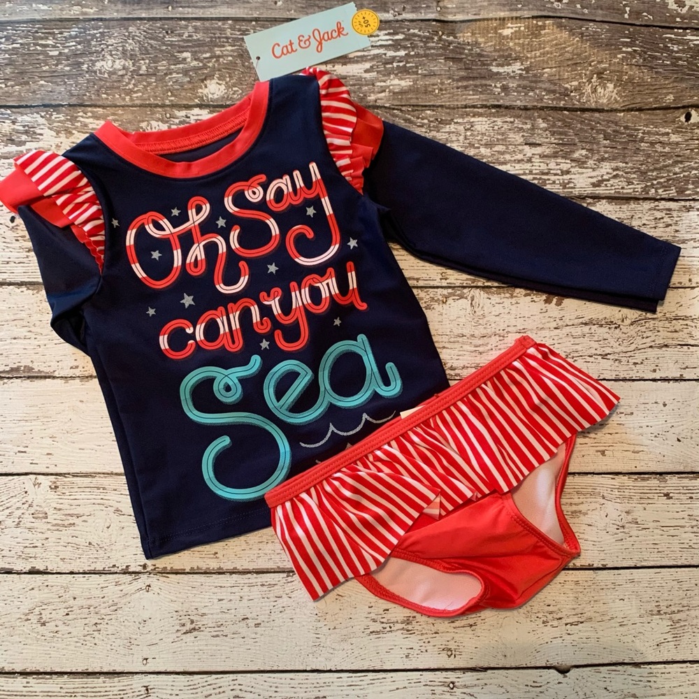 Cat and Jack 2 piece swimsuit